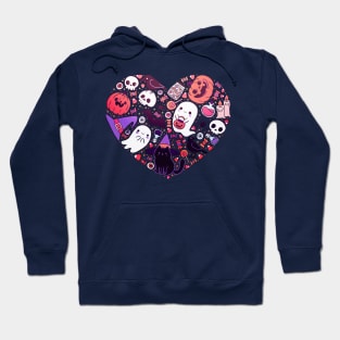 Cute heart halloween Hoodie